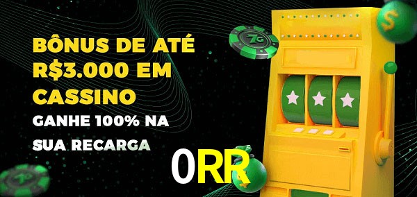 0RR melhor bônus de depósito